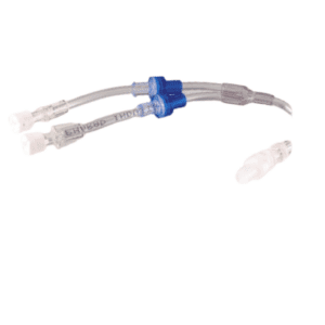 Extensor Reto em Y com 02 válvulas antirrefluxo