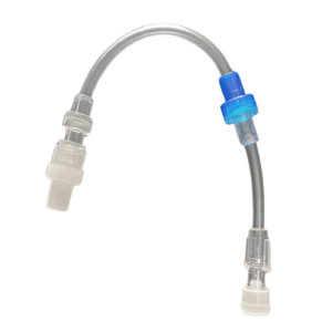 Extensor Reto 20cm com uma válvula antirefluxo Linha do Paciente