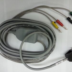 Cabo de ECG para SP12, c/ 4 terminais tipo pino banana Polígrafo TEB AC136